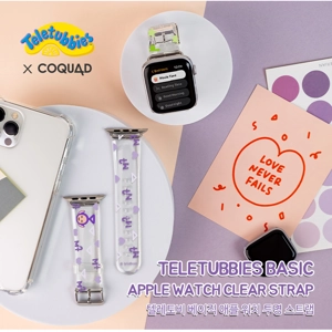 韓國正版授權! Teletubbies天線得得B角色款Apple Watch錶帶