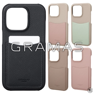 日本Gramas 皮革插卡款式手機殼! (iPhone 14系列)