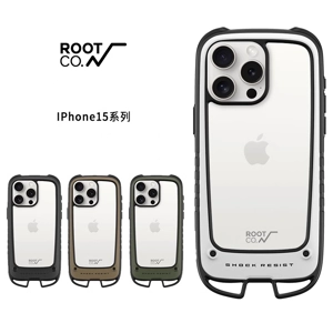 日本Root Co.高質戶外軍工防跌手機殼 (iPhone 15系列)