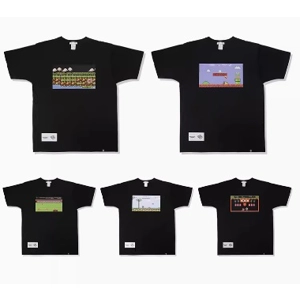 經典任天堂紅白機遊戲畫面特式tee