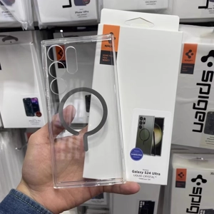 韓國品牌Spigen透明全包邊磁吸款手機殼! (Samsung S25系列)