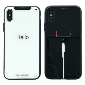 創意iPhone開機畫面全包玻璃面保護套