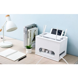 家居必備!簡約WIFI ROUTER 電線收納盒子