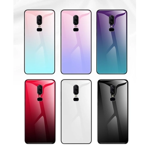 OnePlus 6 / 6T 漸變色玻璃面手機殼