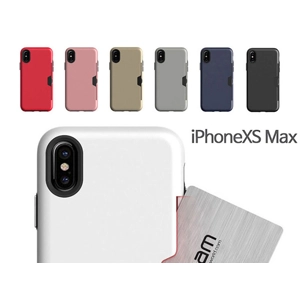 韓國代購!簡約可插卡式手機套iPhone XS MAX