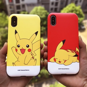 韓國代購!POKEMON 比卡超角色彩色款手機殼iPhone