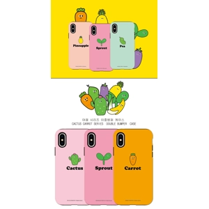 **韓國代購!人氣款式Cactus & Carrots 水果系列iPhone手機殼**