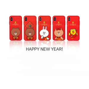 韓國代購!LINE FRIENDS 2019農曆新年特別版手機殼iPhone