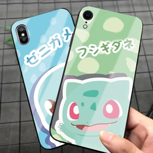 **Pokemon GO 比卡超GO卡通玻璃面手機殼Vol.1 iPhone **