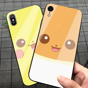 **Pokemon GO 比卡超GO卡通玻璃面手機殼Vol.2 iPhone **