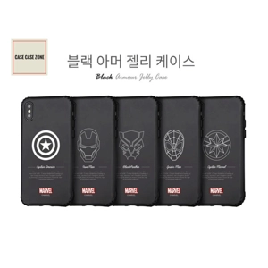 韓國代購!Marvel The Avengers 復仇者聯盟角色Black Jelly Case