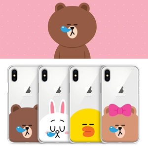韓國訂購!LINE FRIENDS 透明款手機套 Vol.3 iPhone
