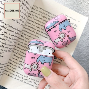 卡通系列 – 卡通動物園圖案 AirPods保護盒套