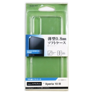 原廠日本Rusta Banana 製Sony Xperia 10 III 透明全包軟邊手機套