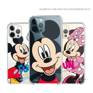 韓國正版授權!Disney 系列Mickey Mouse 米奇老鼠氣墊透明款式 Case! (iPhone)