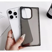 簡約方型款式透明手機套! (iPhone)