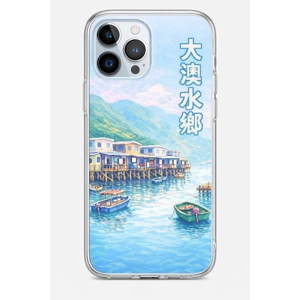 原創款式系列 – 香港特色Pixel風格款式手機套 (大埔水鄉)