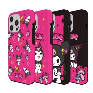 韓國正版授權!Sanrio系列卡通Kuromi TPU+PC款手機套! (iPhone)