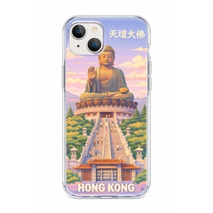 原創款式系列 – 香港特色Pixel風格款式手機套 (天壇大佛)