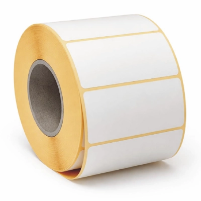 Plain White Packaging Labels 102mm x 102mm