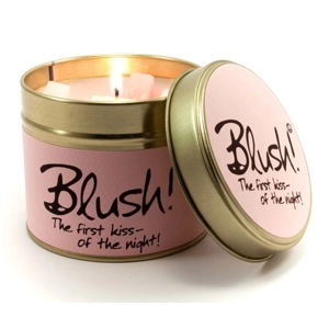 Lily Flame Scented Candle - Blush