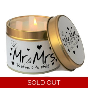 Lily Flame Scented Candle - Mr & Mrs