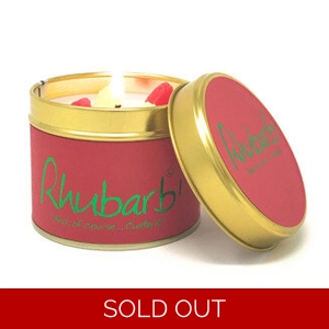 Lily Flame Scented Candle - Rhubarb
