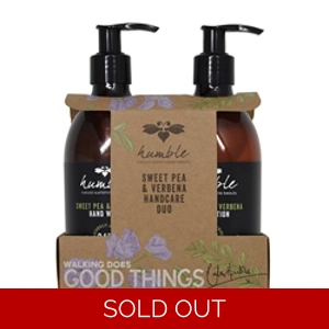 Humble Beauty Sweet Pea & Verbena Handcare Caddy Gift Set