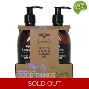Humble Beauty Sweet Pea & Verbena Handcare Caddy Gift Set
