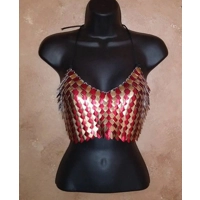 Scale Maile Halter Top
