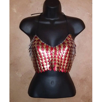 Scale Maile Halter Top