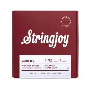 Stringjoy Acoustic Guitar Strings 11 - 52