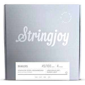 Stringjoy Rangers 45/100 Stainless Roundwound 4 Bass Strings