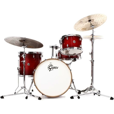 Gretsch Catalina Club 4 Piece Shell Set in Gloss Crimson Burst