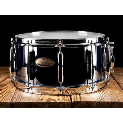 Pearl Session Studio Select 14x6.5 Snare Drum in Black Mirror Chrome