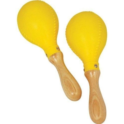 Tycoon Yellow Plastic Maracas