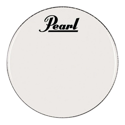 Pearl Protone 20" White Coated Bass Drum Head with Pearl Logo