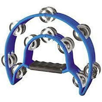 Stagg 20 Jingle Cutaway Tambourine - Blue