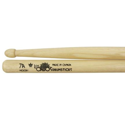 Los Cabos 7A White Hickory Drum Sticks