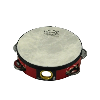 Remo TA-5106-52 6" Single Row Fixed Head Tambourine - Red