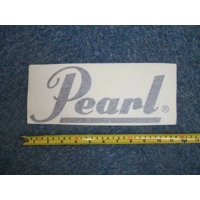 Pearl Type Decal / Sticker - Black, 11inch