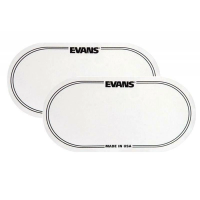 Evans Cordura Double EQ White Nylon Patch (Pack of 2)
