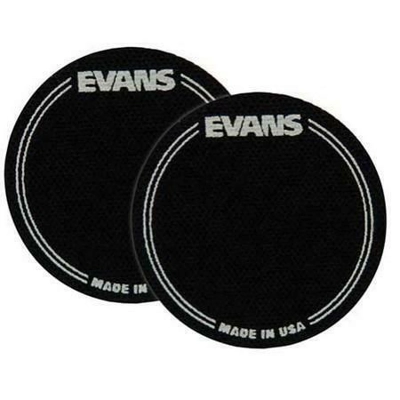 Evans Cordura Single EQ Black Nylon Patch (Pack of 2)