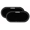 Evans Cordura Double EQ Black Nylon Patch (Pack of 2)