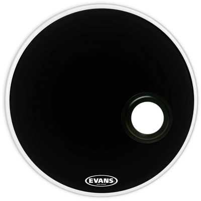 Evans 22" EMAD Resonant Black Bass Drum Head