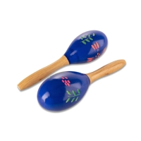 Club Salsa Wood Maracas - Blue