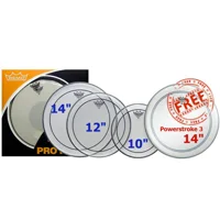 Remo PP-0310-PS Pinstripe Clear ProPack Plus 14in Powerstroke 3
