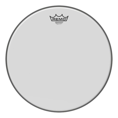 Remo Ambassador Smooth White 14"