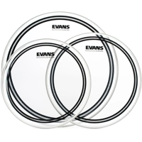 Evans EC2S Clear Fusion Tom Pack 10 12 14 inch