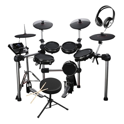 Carlsbro CSD600BP2 Mesh Head Electronic Drum Kit with Stool & Headphones